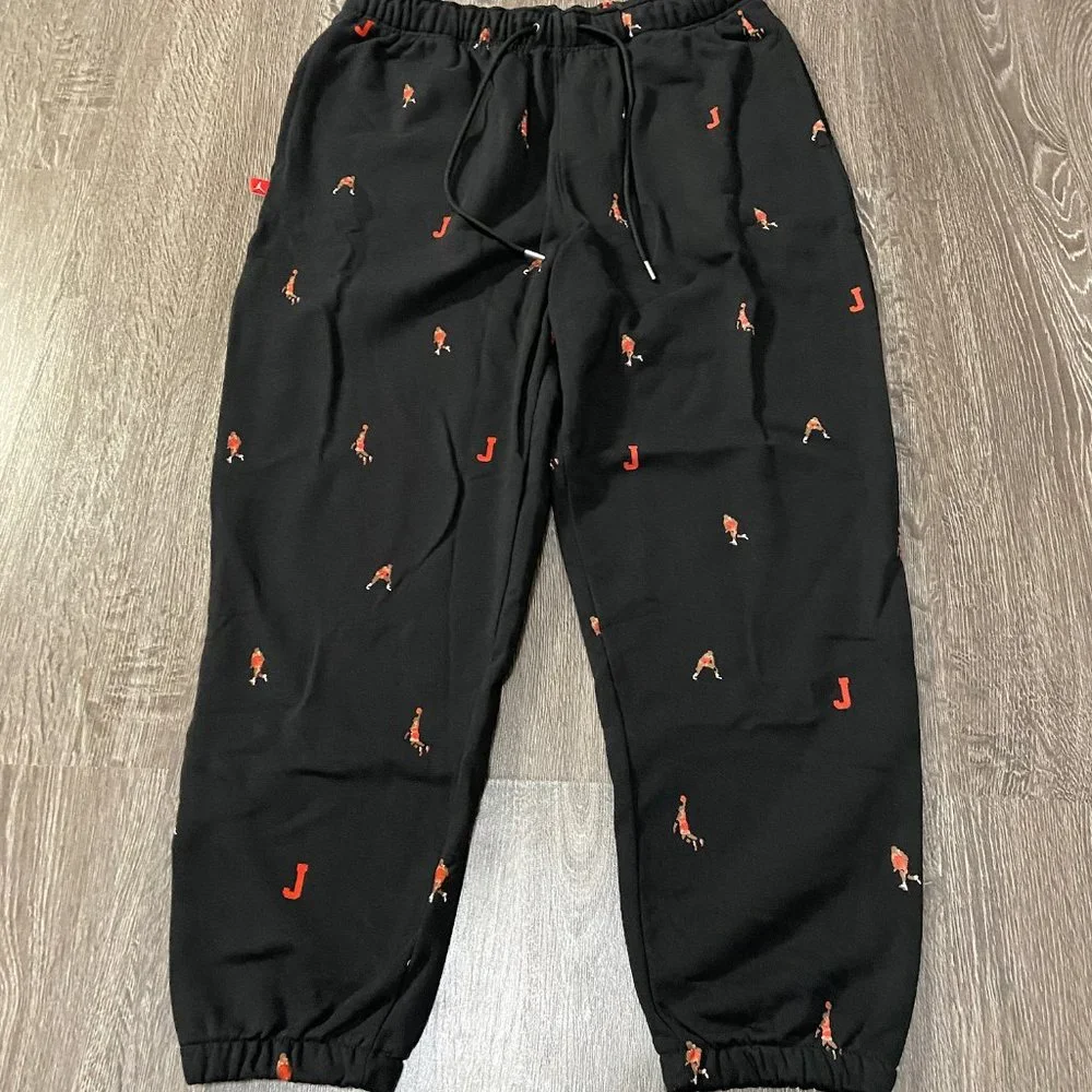 Jordan Essentials All Over Print Fleece Joggers Sweatpants Mens 2XL DH3519-010